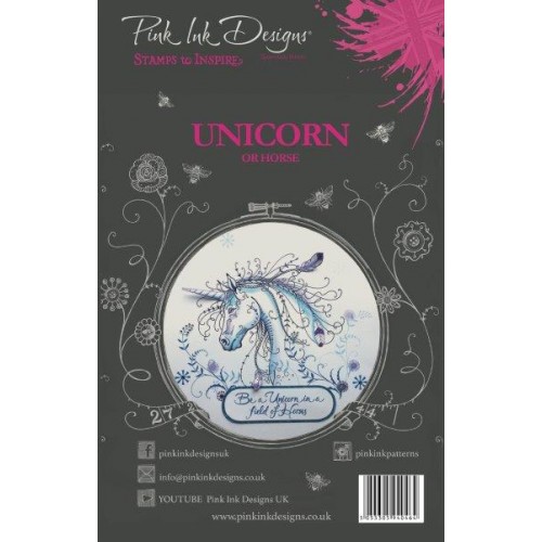 Unicorn - Pink Ink Designs Clear Stamps Set pi007